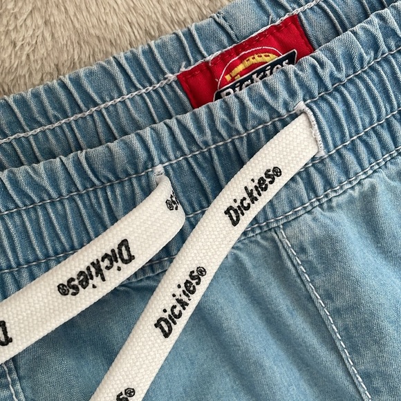 Dickies Light Denim Drawstring Cargo Pants - Picture 13 of 13